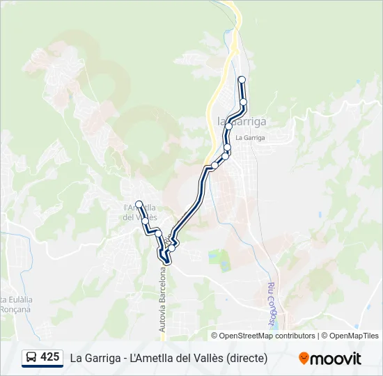 425  Line Map