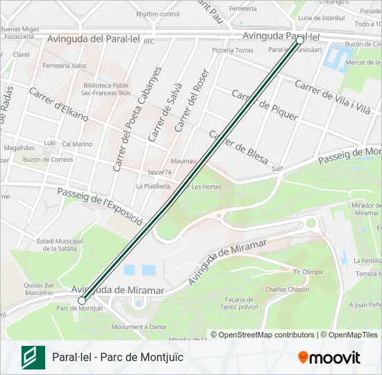 FM Funicular Line Map
