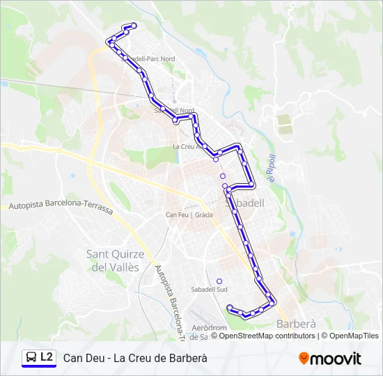 L2 Bus Line Map
