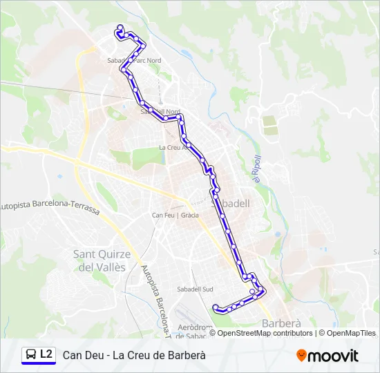 L2 Bus Line Map