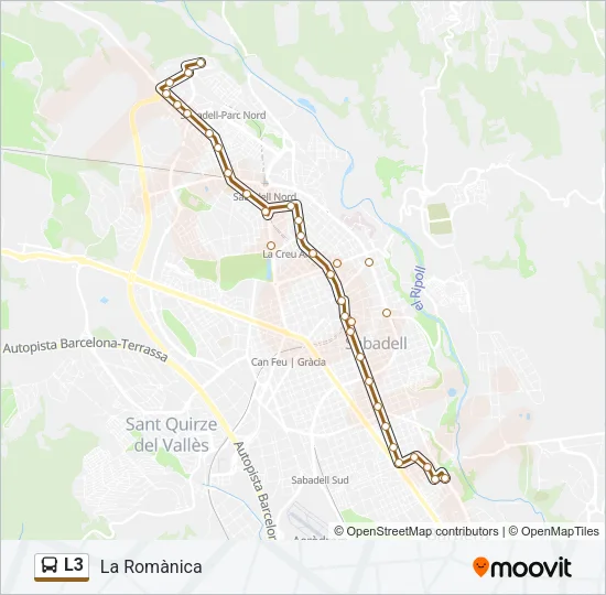 L3 Bus Line Map