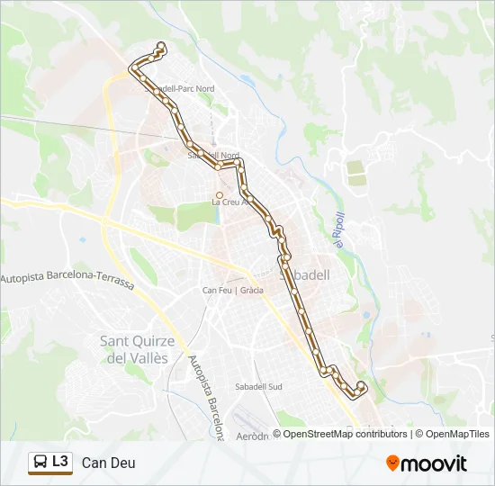 L3 Bus Line Map