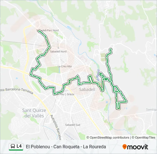 L4 Bus Line Map