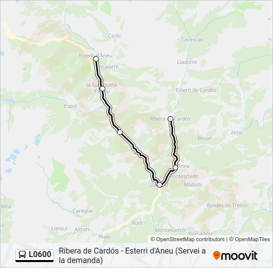 Mapa de L0600 de 