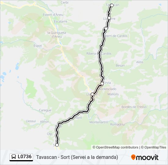 Mapa de L0736 de 