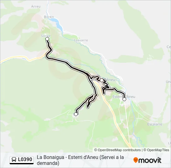 L0390  Mapa de línia