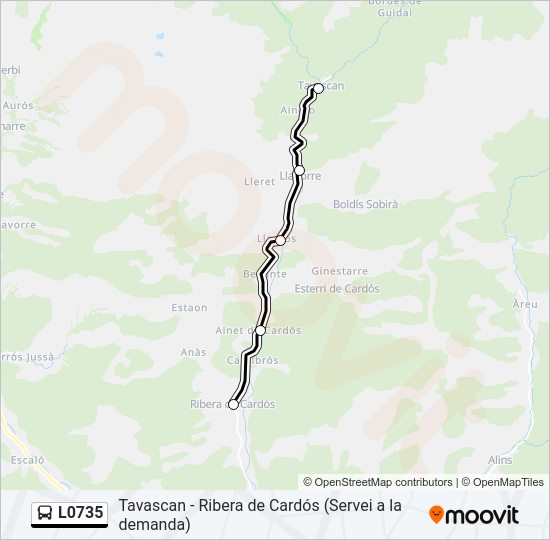 Mapa de L0735 de 