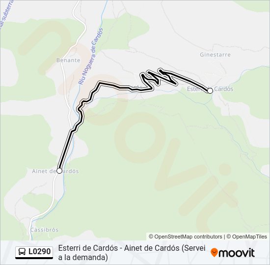 Mapa de L0290 de 