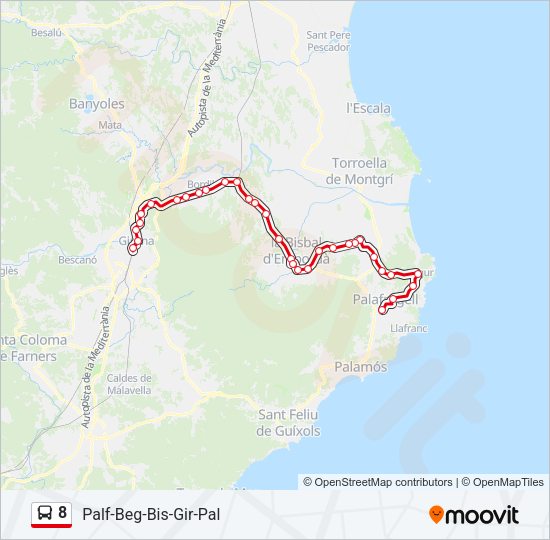 8  Line Map