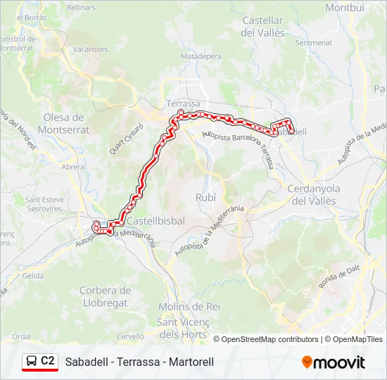C2  Line Map