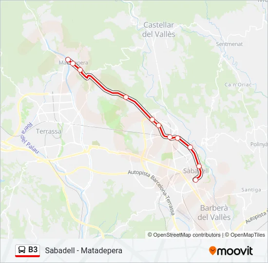 B3  Line Map