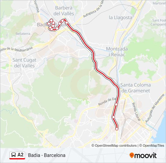 A2  Line Map