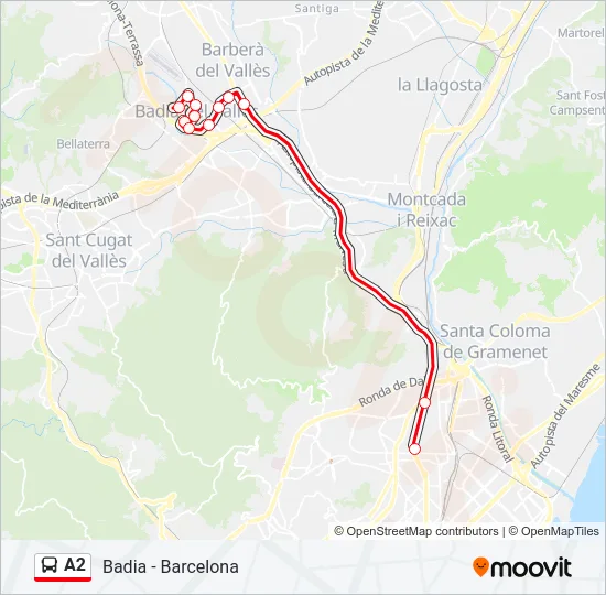 A2  Line Map