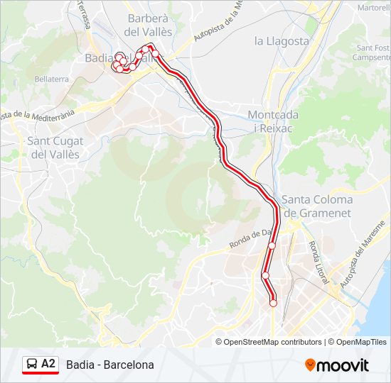 A2  Line Map