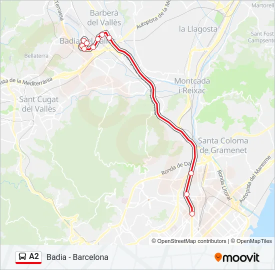 A2  Line Map