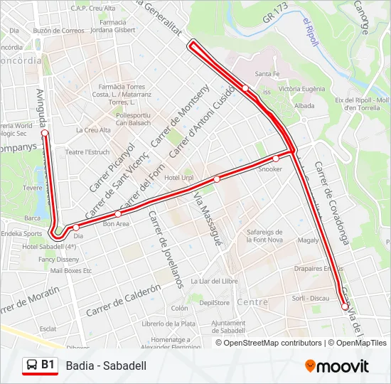 B1  Line Map