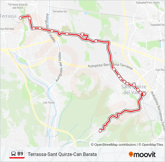 B9  Line Map