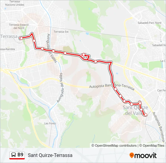 B9  Line Map