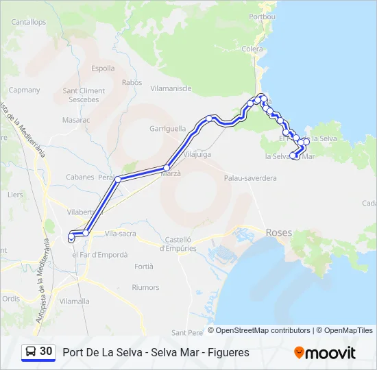 30  Line Map