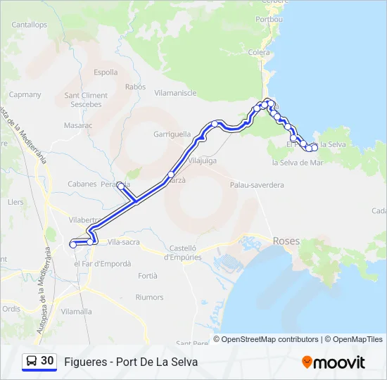 30  Line Map