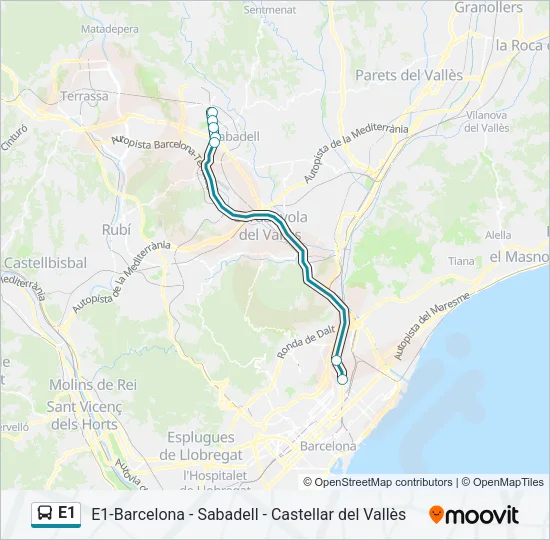 E1  Line Map