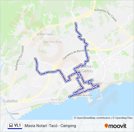 VL1  Line Map