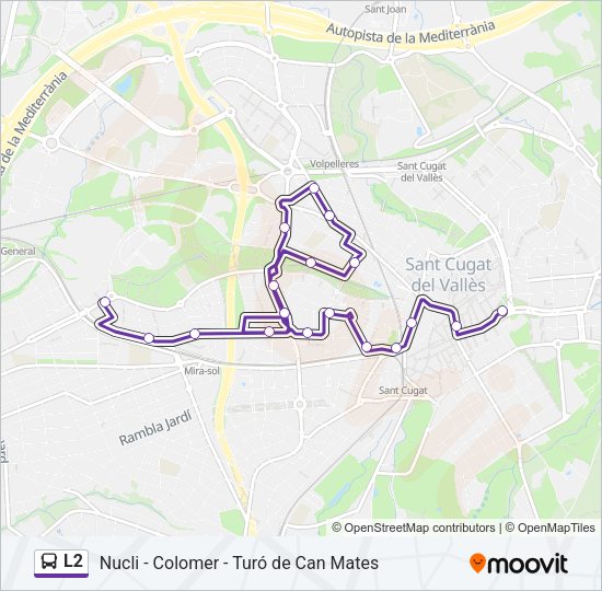 Mapa de L2 de 