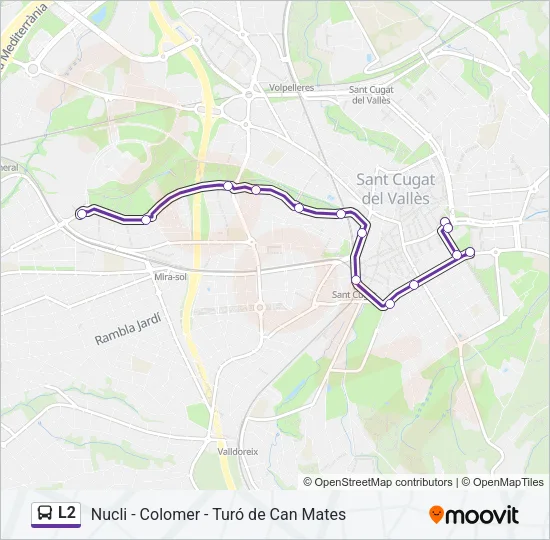 L2  Line Map