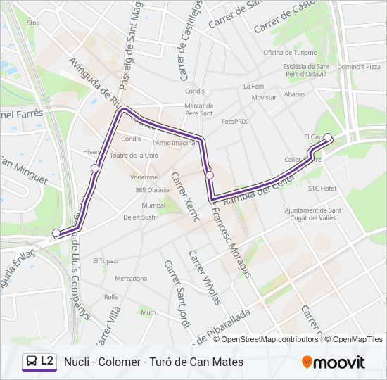L2  Line Map