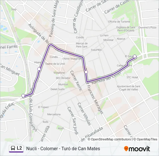 L2  Line Map