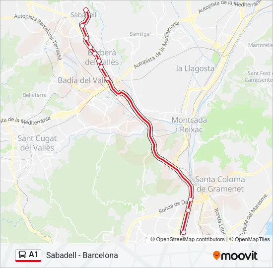 A1  Line Map
