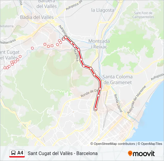 A4  Line Map