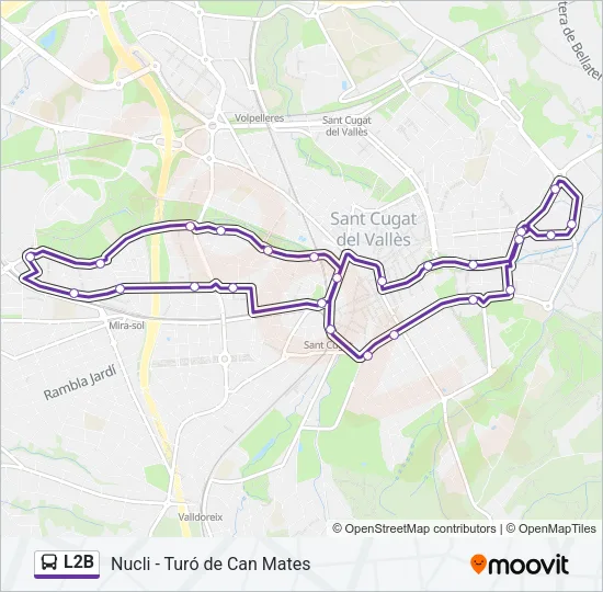 L2B  Line Map