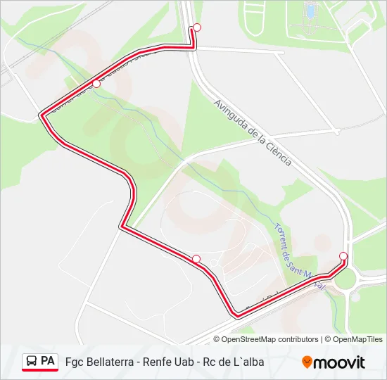 PA  Line Map