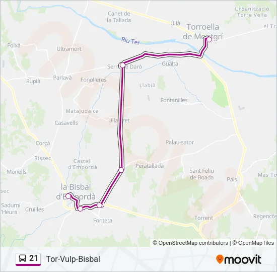 21  Line Map