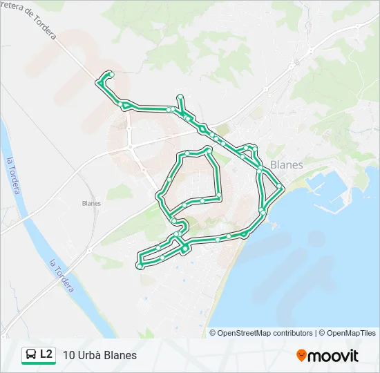 L2 Bus Line Map