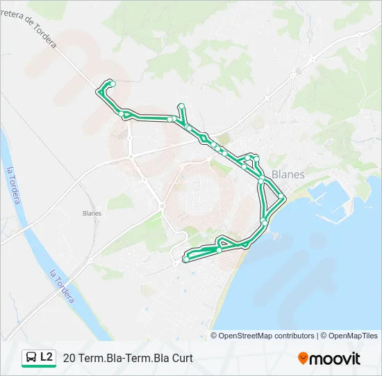 L2 Bus Line Map