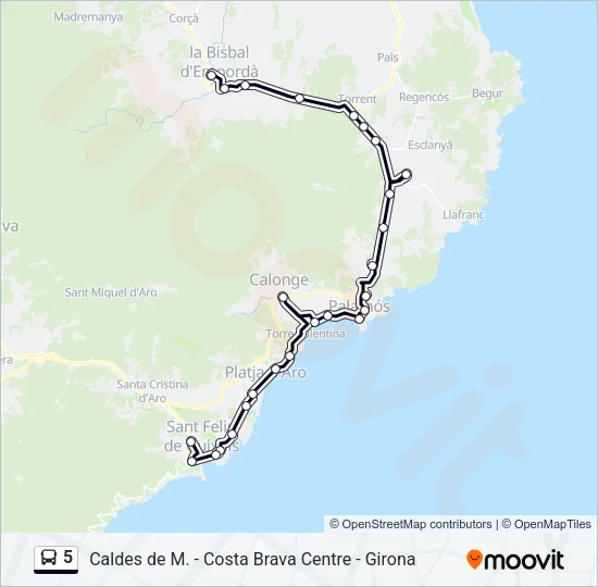 5  Line Map