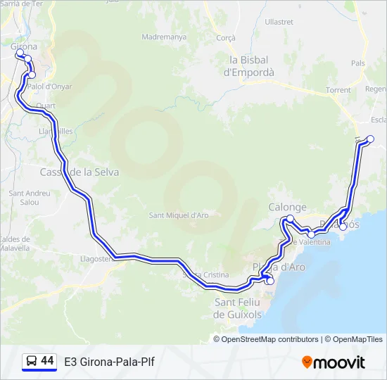44  Line Map