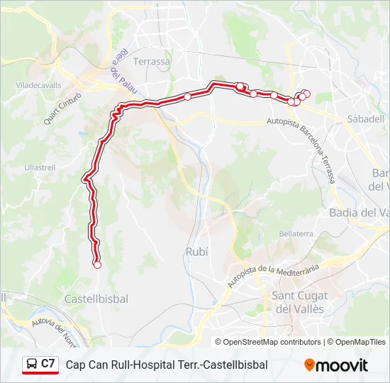C7  Line Map