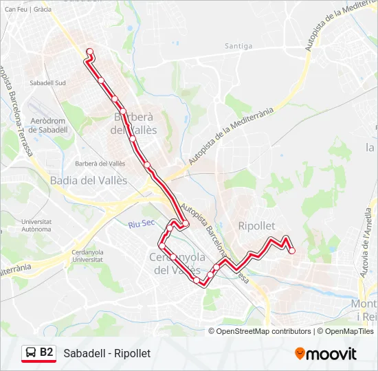 B2  Line Map