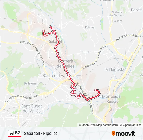 B2  Line Map