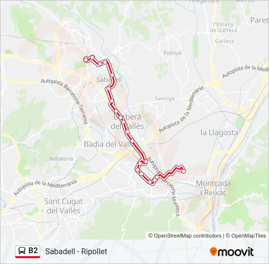 B2  Line Map