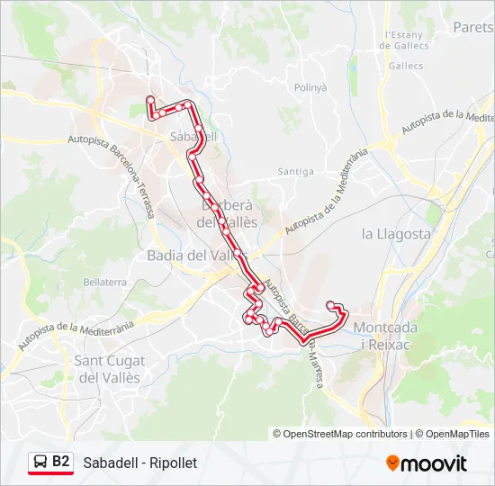 B2  Line Map