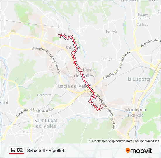 B2  Line Map