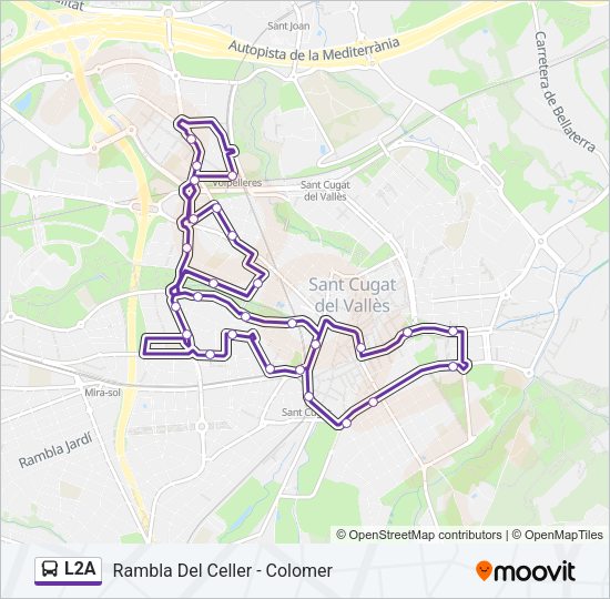L2A  Line Map