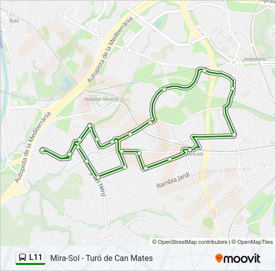 Mapa de L11 de 