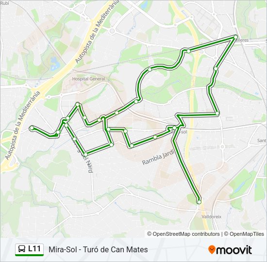 Mapa de L11 de 