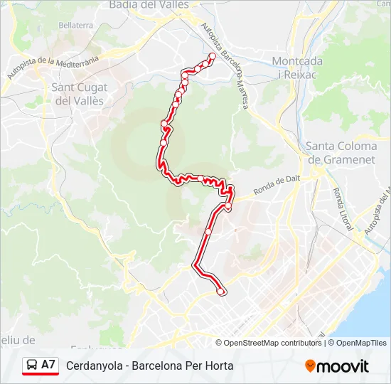 A7  Line Map