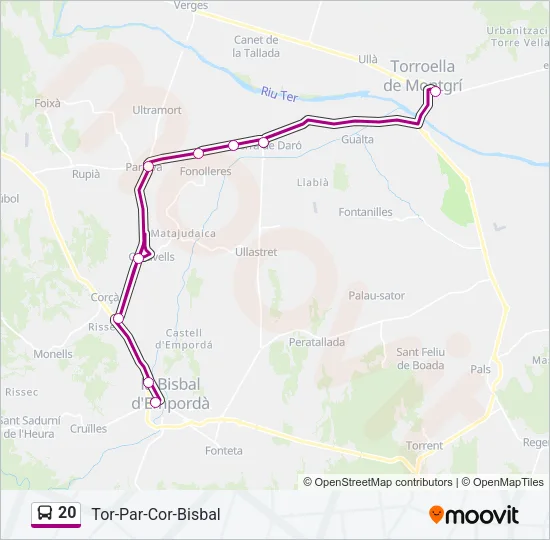 20  Line Map